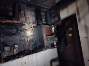 الرملة: تخليص أم وطفلين في حريق داخل مبنى وسط المدينة